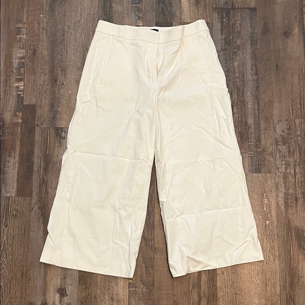 Ann Taylor White Petite Pants